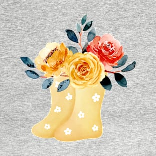 Spring Floral Boot 149 T-Shirt